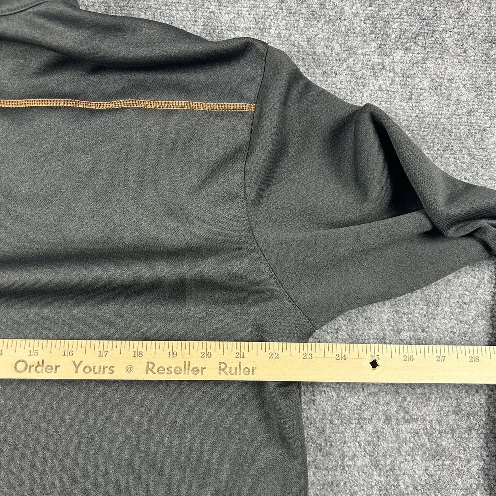 Pebble Beach Pullover Mens Medium Gray 1/4 Zip Lightweight‎ Performance Golf